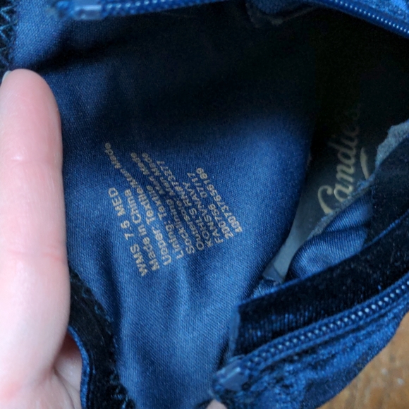 Blue velvet Candies booties - Picture 7 of 7